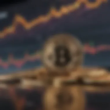 Graph showcasing market trends in cryptocurrency usage over time