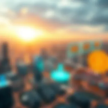 Decentralized Finance Ecosystem Illustration of decentralized finance ecosystem with Hex Trust