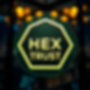 Hex Trust Logo Hex Trust logo showcasing innovation in cryptocurrency custody