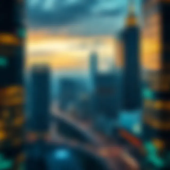 A futuristic depiction of how the Rei Network could reshape real estate investments.