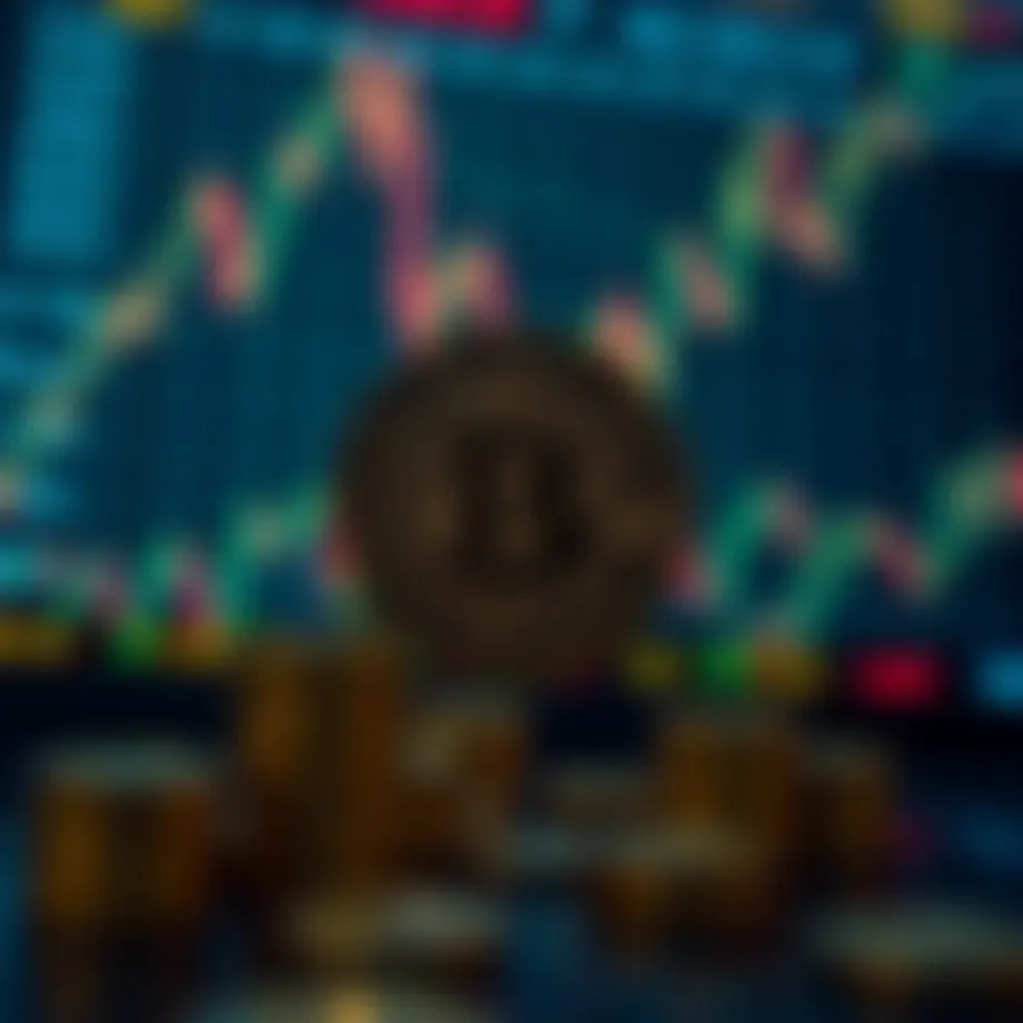 Visual representation of cryptocurrency trading dynamics