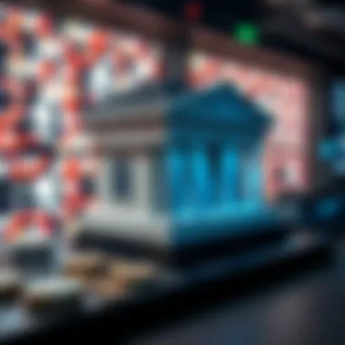 Traditional Banking vs. Cryptocurrency Systems A visual comparison of traditional banking and cryptocurrency systems