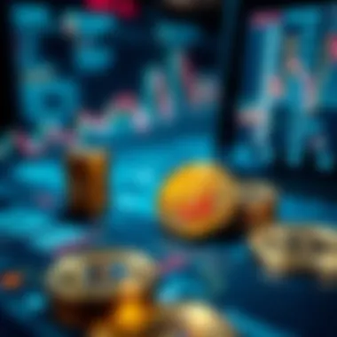 A digital representation of cryptocurrency transactions