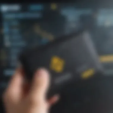 Connecting Trust Wallet to Binance Illustration of wallet connection between Trust Wallet and Binance