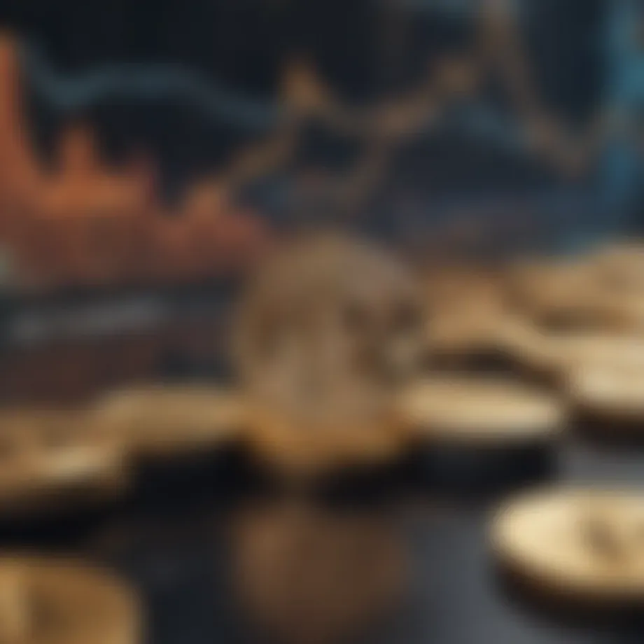 An abstract representation of cryptocurrency market dynamics